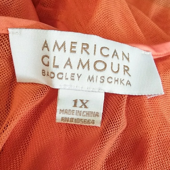 Size 1X Badgley Mischka American Glamour Dress - Picture 7 of 8